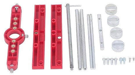 Mortes Tenon Jig: Kit di Maschere di Doweling Auto Centrali con Locatore per la Lavorazione del Legno