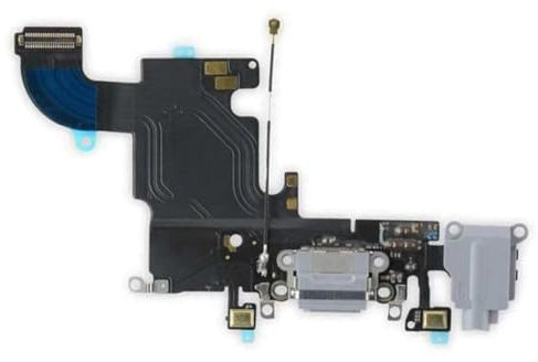 Eutoping Ladebuchse Board für Apple iPhone 6S Schwarz Connector Charger Board Flex Kabel Montage Ersatz