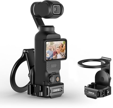 ULANZI PM01 Magnetische Erweiterungshalterung für DJI Osmo Pocket3, Aluminium Magnetischer Halterungsständer with Cold Shoe, Magnethalterung, Erweiterungsadapterhalter, DJI Osmo Pocket 3 Zubehör