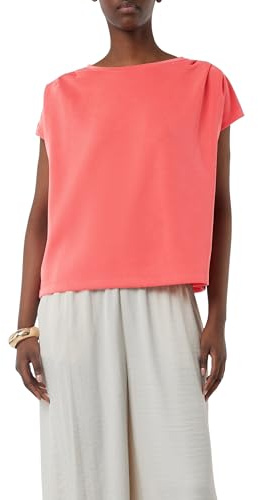 Comma Sweatshirt aus Modalmix mit Faltendetail