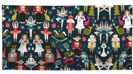 Nussknacker für Damen, Ballett, Weihnachten, Tanz, Party-Banner, Dekorationen für alle Anlässe, für Thanksgiving, Geburtstagsfeiern und mehr