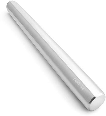 SveBake Rouleau à pâtisserie en acier inoxydable Idéal pour les pâtisseries Large - 40CM L/40cm