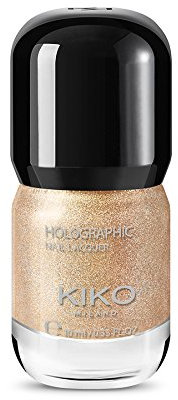 Kiko Make Up Milano Holographic Nail lacquer Nagellack Nr. 002 Golden Champagne Inhalt: 10ml Nail Polish Nagellack.