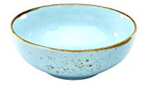 CreaTable 16,5 cm, LIGHTBLUE, 22069, Serie Nature Collection, 6-teiliges Geschirrset, Mehrzweckschale aus Steinzeug, spülmaschinen-und mikrowellengeeignet, Qualitätsproduktion