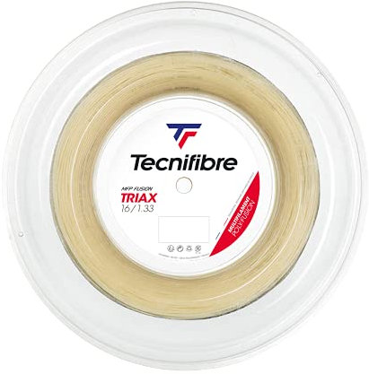 Tecnifibre Triax Tennissaite für Erwachsene, Unisex, Natur, 1,28/200 m