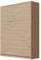 SMARTBett Standard 90x200 120x200 140x200 160x200 | Schrankbett, Wandbett, Wandklappbett fürs Gästezimmer, Büro, Wohnzimmer, Schlafzimmer Wildeiche 160 Vertikal