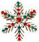 TENDYCOCO Feiertag Weihnachten Weihnachten Schneeflocke Brosche Pin Schmuck für Weihnachtsfeier Kleid Dekorationen