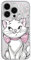 ERT GROUP custodia per cellulare per Apple Iphone 14 PRO originale e con licenza ufficiale Disney, modello Marie 002 adattato in modo ottimale alla forma dello smartphone, con effetto glitter overflow