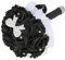AOKWAWALIY Schwarzer Blumenstrauß für Hochzeit, Brautsträuße, künstliche Blumensträuße, künstliche Blumenstrauß, Blumendekoration, romantische Brautjungfer