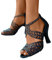 Sandalen Damen Glitzer Strass Sandaletten mit Reißverschluss Hinten Strassausschnitt Peep Toe Sandalen Tanzschuhe Elegant Absätze Bequem Sommerschuhe
