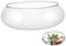 Toddmomy Pecera grande: cuenco de cristal de plástico transparente para flor de loto, cuenco de nenúfares, maceta para plantas suculentas para bodas, decoración del hogar