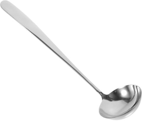 Alipis Cuchara Para Olla Caliente Cucharón De Sopa Cuchara De Sopa De Acero Inoxidable Cucharón De Agua De Metal Cucharones De Cocina Para Olla Cuchara De Acero Inoxidable Cucharón