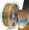 iSANMATE Transparent Gradient PETG Filament 1,75mm, Mehrfarbiges 3D Drucker Klarer Filament 1KG/2.2lb Spule, Clear PETG Blau Orange