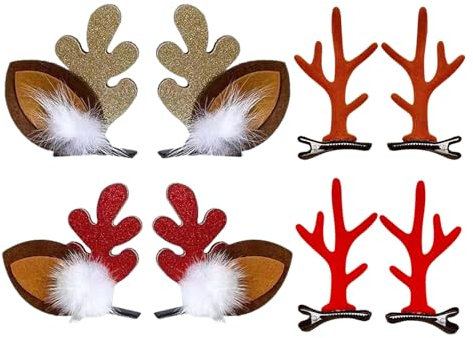 8 Pinzas Para El Pelo De Asta, Lindas Pinzas Para El Pelo De Animales, Pinzas Para El Pelo Para Decoración De Fiestas, Accesorios Para Juegos De Animales, Accesorios De Ropa