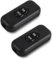 KUKUPOW Interruptor Lampara 2 Piezas, Interruptor Bipolar 6A 250V, Interruptor Basculante Compatible, Lámpara en Línea Interruptor en línea de 2 o 3 para Lámpara de Escritorio y Noche (Negro)