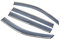 Auto Windabweiser Set 4X Windabweiser Für VW Für Touran 2016–2023 Autofenster Regen Augenbrauenschutz Sonnenblende Markisenverkleidung Regenabweiser