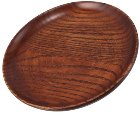Mipcase Wooden Wine Glass Coasters Set of 4 Rustic Tabletop Protectors for Red Wine and Coffee Non-Slip Anti-Scalding Natural Wood Drink Mats for Home and Restaurant