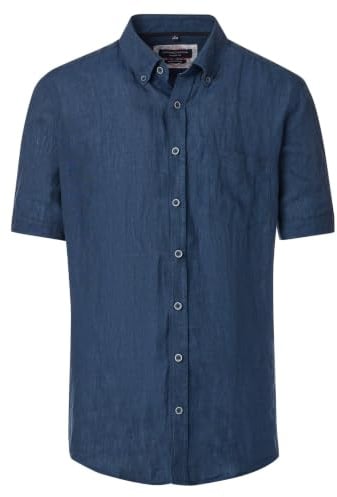 CASAMODA Leinenhemd Uni Casual Fit