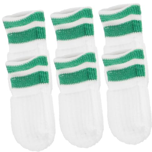 ARTSEWPLY Nylon Haustier Fingerzahnbürsten 6 Stück-pack Sanfte Zahnpflege für Hunde und Katzen Grün Effektive Reinigung gegen Zahnbelag und Mundgeruch Zahnbürste für Kleine Haustiere