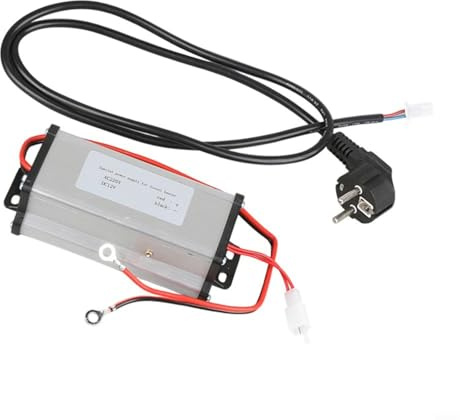 230V auf 12V Stromwandler Adapter mit 200W Leistung für 5KW/8KW Diesel Luftheizgerät, kompatibel mit Wohnmobil, Caravan, Garage und Innenraum, robuste Bauweise