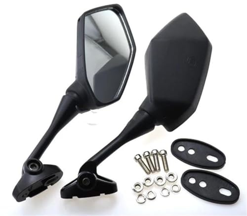 Motorrad Roller Rückspiegel Für Yamaha YZF-R1 YZF-R6 FZ6R YZF-R25 YZF-R15 YZF-R125 WGP YZF-R1S Motorrad Spiegel(Black 1)