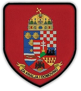 Patch/Aufnäher - Kroatisch slawonische Landwehr Hrvatsko domobranstvo #19260