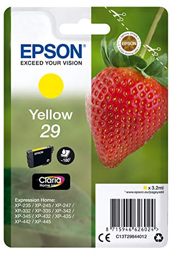 Cartouche d'encre originale Epson XP 235 332 335 432 435 Jaune (10 Unités)