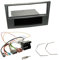 Einbauset : Autoradio Radioblende Radio Blende mit Ablagefach - Charcoal + Quadlock Adapter+Antennenadapter+Entriegelungswerkzeug für Opel Antara, Astra H, Corsa D, Zafira B ab 2004