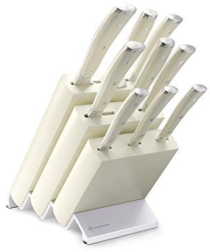 WÜSTHOF Classic Ikon Crème Messerblock mit 9 Artikeln