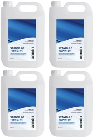 Liquipak Standard Paint Thinner, Cellulose Gun Wash - Brush Cleaner, Paint Thinner Cellulose 20 litres
