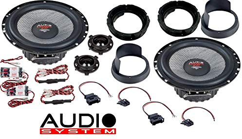 Audio System Xfit kompatibel mit VW Golf 6 EVO 2 Lautsprecher 165 mm 2-Wege kompatibel mit Golf 6 Compo System