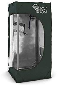 RoyalRoom® - Growzelt 30x30x70 cm - Indoor Gewächshaus - Starker Bezug, Waschbar, Lichtdicht - Rohrstärke 19 mm, Robuster Reißverschluss - Growbox, Grow Tent, Grow Zelt, Grow Box, Pflanzzelt C30