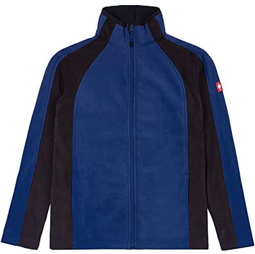 Engelbert Strauss Herren Fleecejacke Microfleece dryplexx inkl. gratis SHG Ohrstöpsel, Farbe:blau, Größe:2XL