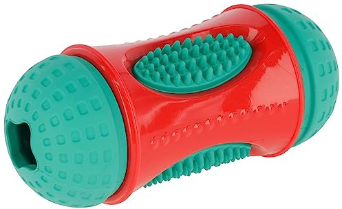 Kerbl Pet Rolle ToyFastic befüllbar, rot/türkis, 13 x 6 cm