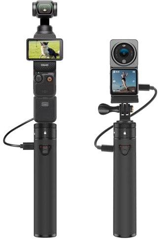 Smatree DJI Osmo Pocket 3 Battery Charger Power Stick, 5000mAh Fast Charge, Compatible for DJI Osmo Pocket 3, DJI Osmo Action 2, With Dual Type C Port