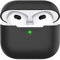 AhaStyle AirPods 3 Funda de Silicona Suave [LED Frontal Visible] [Carga Inalámbrica] Compatible con Apple AirPods 3 Nuevo 2021 (Negro)