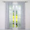 SCHOAL Gardinen mit Kräuselband Transparente Vorhänge Ausbrenner Fensterschal Ranken Muster 1 Stück BxH 140x225cm Grau
