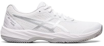 ASICS 1042A210-100 Gel-Game 9 Padel Sneaker Female Weißes/reines Silber EU 37.5