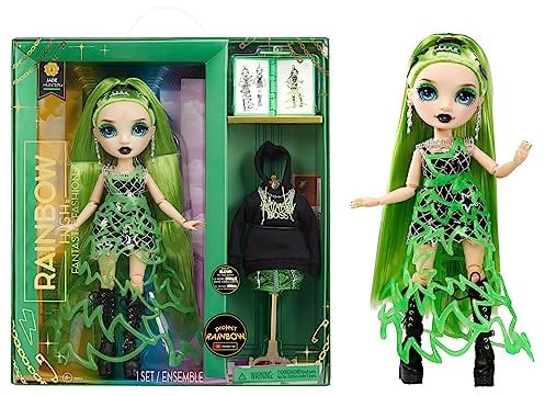 Rainbow High Fantastic Fashion Doll - JADE HUNTER - Green 11” Fashion Doll and Playset with 2 Outfits & Fashion Play Accessories - Great for Kids 4-12 Years Old