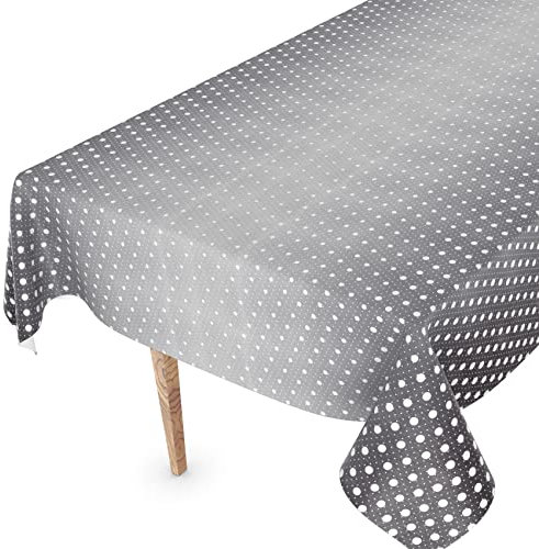 Wachstuchtischdecke Wachstischdecke Tischdecke abwaschbar Gartentischdecke Wachstuch Eckig rund oval 100 x 140cm Schnittkante Schwarz Weiß