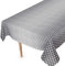 Wachstuchtischdecke Wachstischdecke Tischdecke abwaschbar Gartentischdecke Wachstuch Eckig rund oval 100 x 140cm Schnittkante Schwarz Weiß