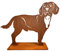 Terma Stahldesign Rost Hund Beagle 60 cm Lebensgroß Handmade Germany tolle Gartendeko aus Metall Figur deko Geschenk Rostfigur Garten deko Gartenfigur, hundegrab deko