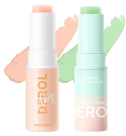 2Packs Stick Hidratante Facial - Bálsamo Hidratante Antiarrugas para Rostro y Contorno de Ojos - Hidratación Intensa y Instantánea - Ilumina y Refresca la Piel - Aporta un Brillo Para Piel