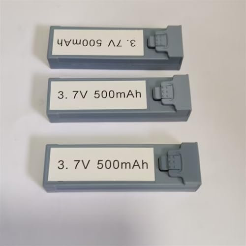 DAYUDDRICAR Drone Battery, for JJRC H107 Drone Battery 3.7V 500mAh Lipo Battery Spare Part for JJRC H107 Drone RC Quadcopter Accessories