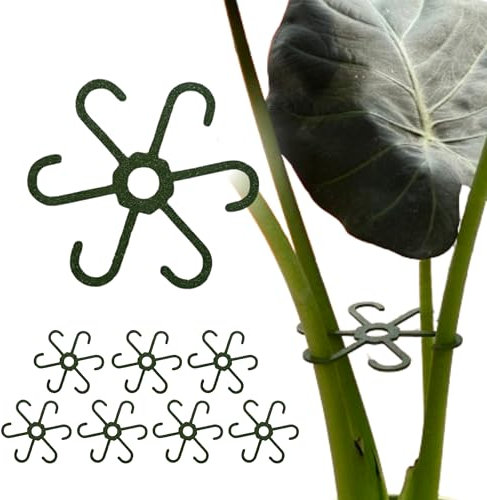STÜTZEN-LIEBE 7 Stück Pflanzenstütze HERO, Staudenhalter, Garten Stützring (10cm), Pflanzenhalter, Pflanzenstützen, Monstera Rankhilfe, Ring für Pflanzen, Blume, Hortensien, Rosen, Tomaten