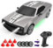 Voiture Télécommandée 20 KM/H RC Drift Voiture 1:20 2.4 GHz 4WD Voiture de Course télécommandée avec Feux de Travail, 2 Piles Rechargeables, Cadeau pour Adultes et Enfants (Argent)