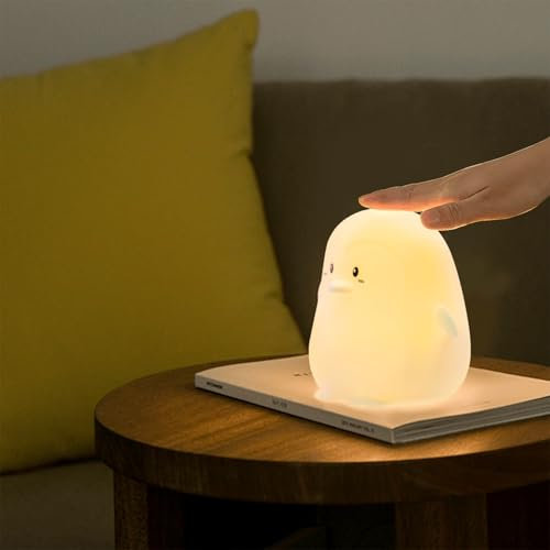 MULIN veilleuse bébé,veilleuse enfant,3 modes d'éclairage et 8 couleurs, variable, réglable avec minuterie et télécommande, rechargeable USB. Cadeau pour Fille & Garçon.