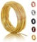 POPOYU 50mAluminium Wire LightGold,Thin Wire for Crafts,Craft Wire 1mm,Aluminum Craft Wire,Weaving Aluminum Wire Anodized Aluminum Wire,Bendy Craft Wire for Crafting Wire Soft DIY Metal Craft Art Wire