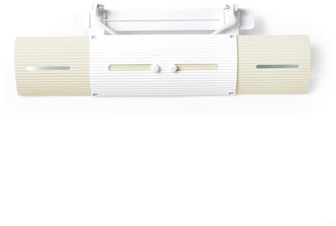 Placa de guía de aire acondicionado con características ajustables para un entorno interior más saludable (amarillo)