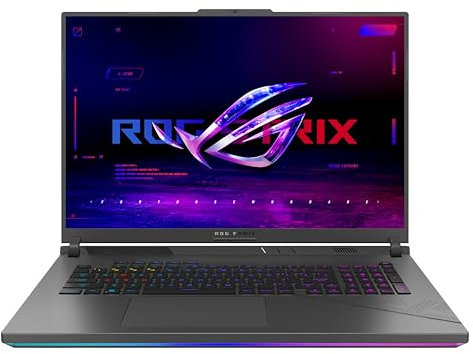 ASUS ROG Strix G18 G814JVR Gaming Laptop | 18 2,5K WQXGA 16:10 240Hz IPS Display | Intel Core i9-14900HX | 32GB RAM | 1TB SSD | NVIDIA RTX 4060 | Win11 Home | QWERTZ | Ecplise Gray | 3Monate GamePass